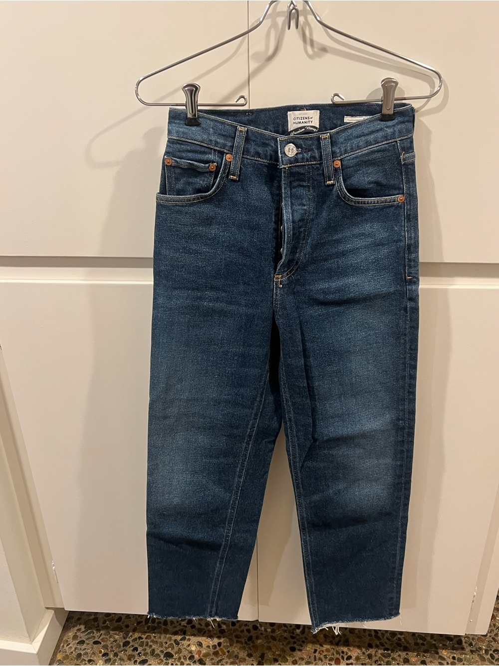 Citizens Of Humanity Dark Indigo Straight-Leg Jeans